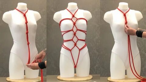 Bondage Rope Dress Shibari Restraint Step by Step Tutorial P