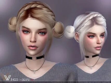 The Sims Resource: WINGS-OE0726 hair - Sims 4 Hairs