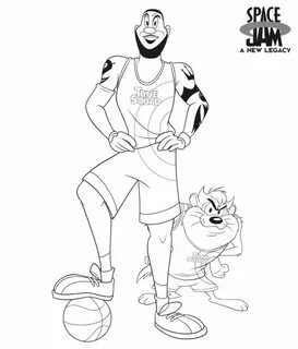 Space Jam A New Legacy coloring pages WONDER DAY - Coloring 