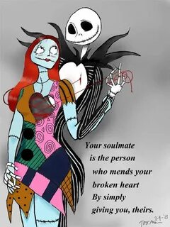 Jack and Sally by Vicious494 Jack nightmare before christmas