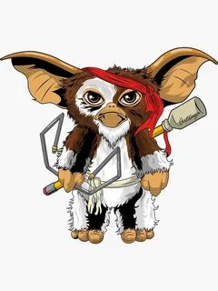 Gizmo Multiple' Sticker by DashaRg Gremlins art, Superhero w