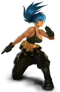 Leona Heidern fanart by @jintetsu The King of Fighters Know 