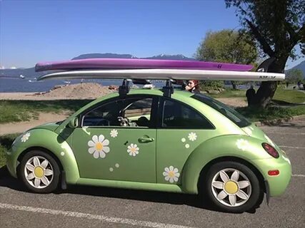 Volkswagen Beetle with Flower stickers Car volkswagen, Bug c