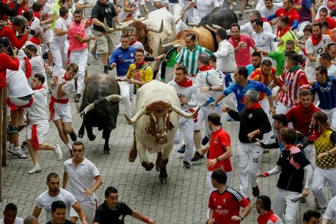 San Francisco Man Gored In Neck At Pamplona's Running Of The