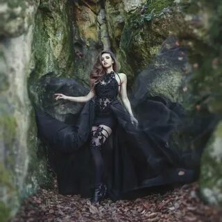 Anna Sychowicz - Bat Queen Glam photoshoot, Fashion, Gothic 