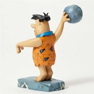 Heartwood Creek Fred Flintstone Bowling Figurine by Jim Shor