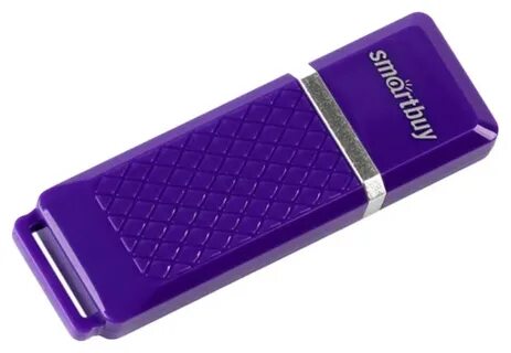 Флешка SmartBuy Quartz 32ГБ Purple (SB32GBQZ-V), цена 390 р.