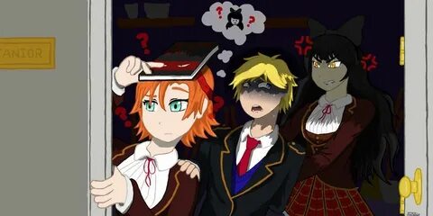 Nora and jaune took blake's book RWBY Amino