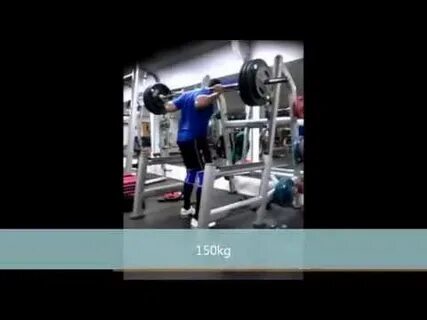Squat: 150kg in 6 Weeks - YouTube