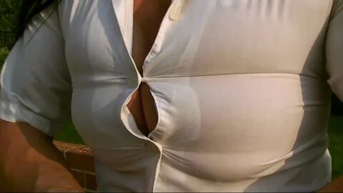 Big boobs shirt ripping