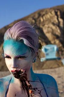 Evil Siren Mermaid . in 2019 Halloween makeup, Special effec