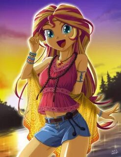 LOE Sunset Shimmer by uotapo My little pony characters, Eque