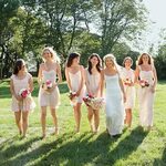A Bohemian Summer Wedding Summer bridesmaid dresses, Bridesm
