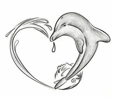 Dolphin Tattoo Sketches Related Keywords & Suggestions - Dol