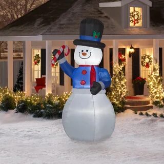 Christmas Inflatable Decoration Outdoor & Indoor 5 FT, Snowm