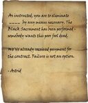Dark Brotherhood Assassin's Note Elder Scrolls Fandom
