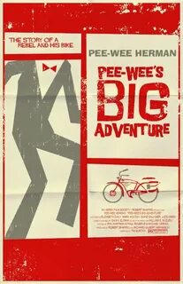 Pee-wee’s Big Adventure Poster // by Mark Welser Movie poste