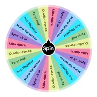 Boku No Hero Academia Class 1 A Spin The Wheel App - Mobile 