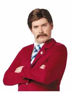 Anchorman Ron Burgundy Wig Halloween costume store, Hallowee