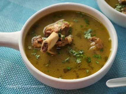 Mutton Bone soup - Food Fusion