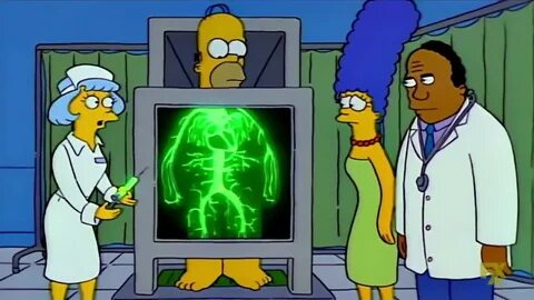 Homer's radioactive circulatory system (The Simpsons) - YouT