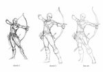 Картинки по запросу fighting poses with bow Poses de ação, D