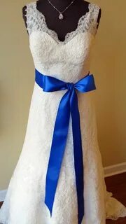 weiss Brautkleid Royal blue wedding theme, Blue themed weddi