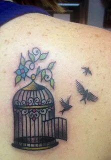 Pin by Renae on Tattoos Freedom tattoos, Birdcage tattoo, Bi