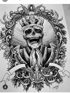 Pin by randy gage on Tattoo's Skulls drawing, Evil skull tat