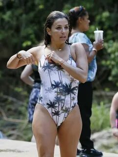 Eva Longoria in Swimsuit in Honolulu GotCeleb