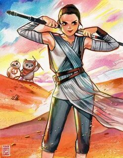 Rey Fanart by Rian Gonzales