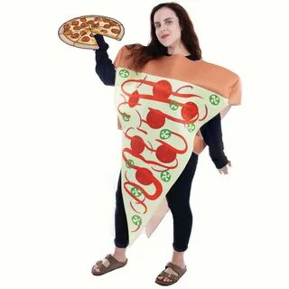 Fancy Dress & Period Costume Men's Fancy Dress Pizza Slice A