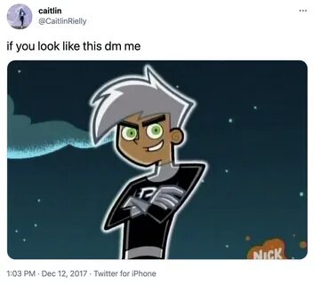 Danny Phantom If You Look Like This, DM Me Know Your Meme