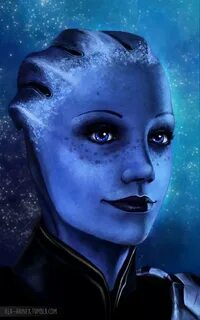 Портрет Лиары Т'Сони - Фан-арт Mass Effect 3