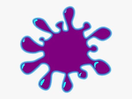 Slime Clipart Purple Paint, Slime Purple Paint Transparent -