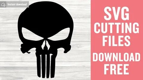 Punisher Skull Svg Free Cutting Files for Cricut Instant Dow