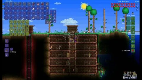 How to easily make money on Terraria using pumps - YouTube