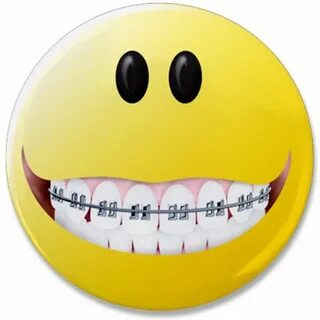 Smiley Face With Braces Clip Art free image download