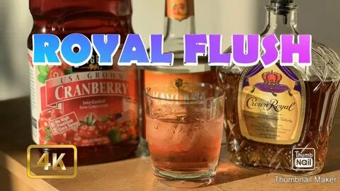 How To Make A Royal Flush (Crown Royal Peach) - YouTube