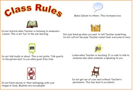 Gabriella's helpful toolbox: Rules in the Classroom