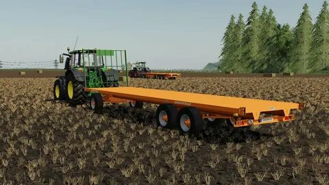 BALE TRAILER DANGREVILLE V1.0 - FS19 mod - FS19.net