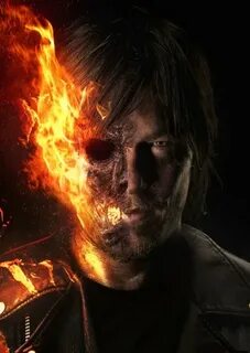 Fan Casting Norman Reedus as Ghost Rider (Johnny Blaze) in G