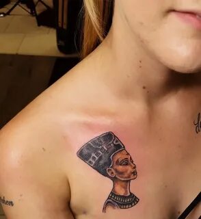 queen nefertiti tattoo. Nefertiti, the beautiful Egyptian Qu