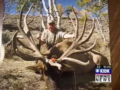 Hunter bags potential world record elk - Spider Bull New Jer