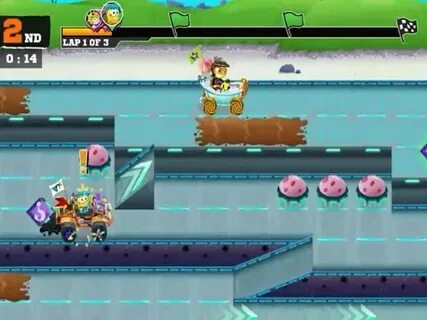 NICK RACING STARS онлайн игра POMU Games