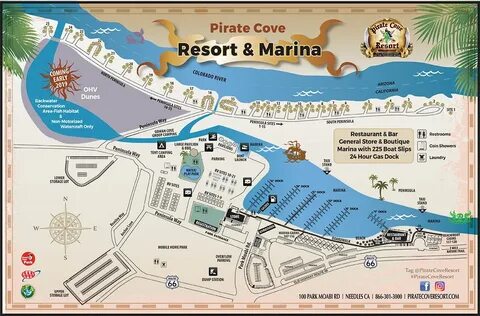 Pirates Cove Needles Map - Tricheenlight