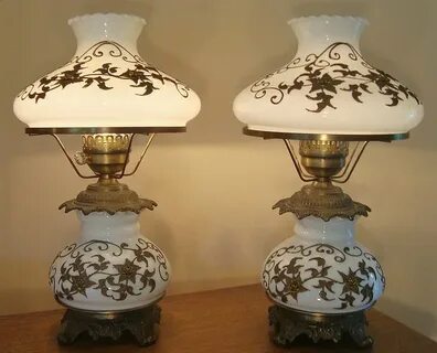 Vintage Hurricane Lamps With Prisms 10 Images - Antique Hang