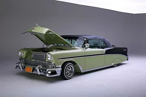 1956 Chevrolet Bel Air lowrider vehicle auto automobile car 
