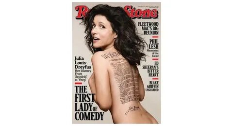 Julia Louis-Dreyfus naked on the cover of Rolling Stone