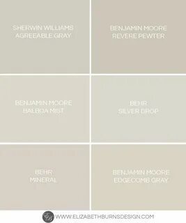 The Perfect Shades of Greige Paint Colors - Elizabeth Burns 